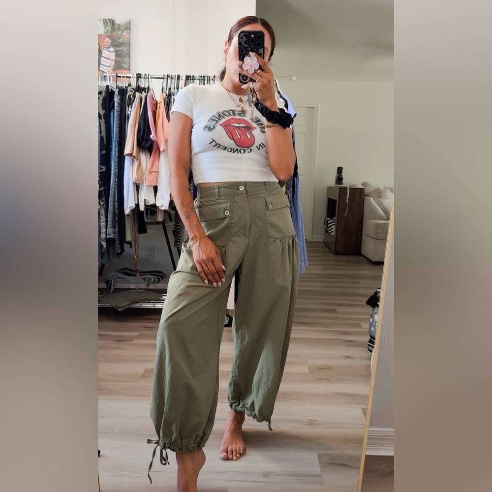 TALULAH OLIVE CASUAL BALLOON CINCH PANTS
